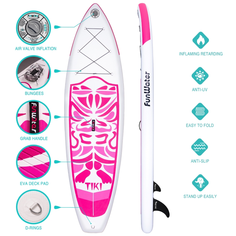 FunWater nafukovací paddleboard PINKY 2